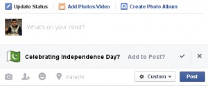 Facebook Independence Day Feature